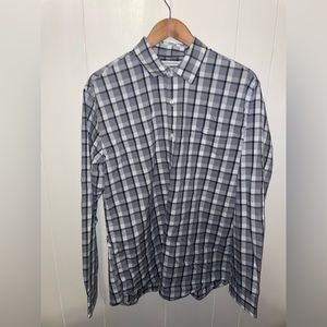 Amazon Basic Plaid Button-up